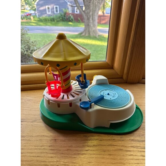 vintage Fisher Price Change-A-Tune Carousel 80s No 170 - Picture 1 of 6